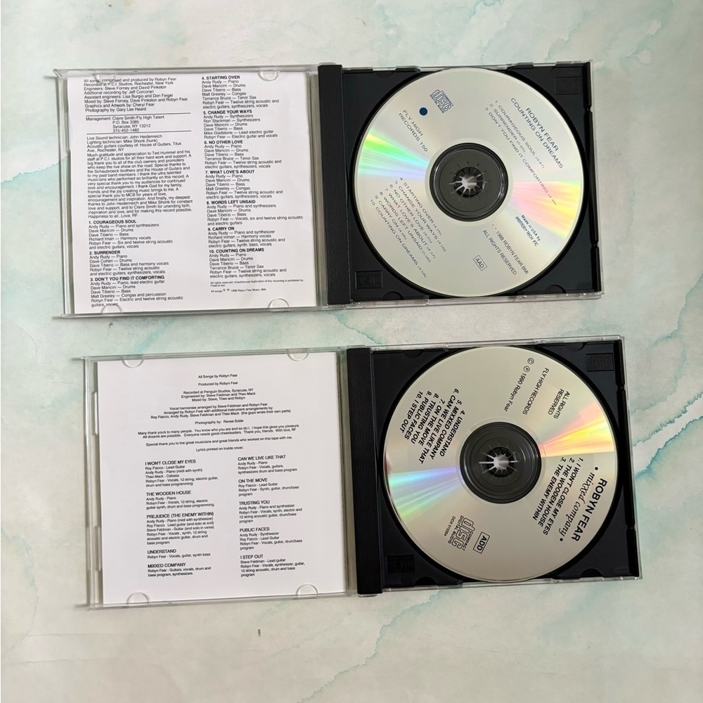 Robyn Fear counting on dreams and mixed company cd bundle rare - Picture 2 of 6